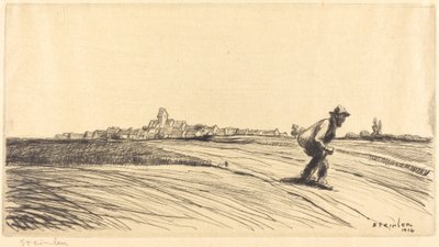المتشرد مع الحقيبة ، 1914. بواسطة ثيوفيل الكسندر شتاينلين