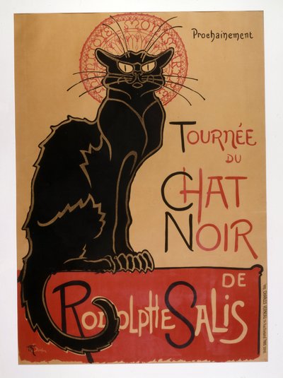 Tournée du Chat Noir لـ Rodolphe Salis (جولة في Chat Noir لـ Rodolphe Salis) بواسطة ثيوفيل الكسندر شتاينلين