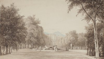 بين Villa Reale (nu Villa Nazionale) انظر نابولي بواسطة ثورالد Brendstrup
