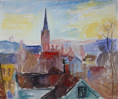 برج الكنيسة، ليلهامر بواسطة ثورفالد إريشن