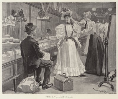 رسم توضيحي ليوم زفافهما ، من تأليف WD Howells بواسطة Thure de Thulstrup