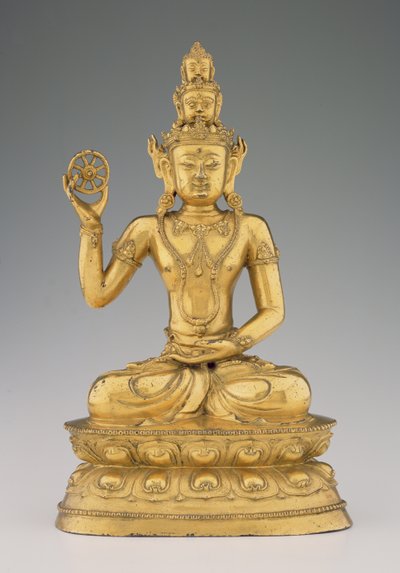 Vajrasattvadhatu Lokesvara (سبائك النحاس المذهبة) بواسطة مدرسة التبت