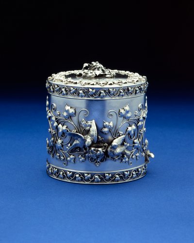 صندوق أسطواني من تصميم Tiffany & Co ، 1870-185 (فضي) بواسطة تيفاني وشركاه