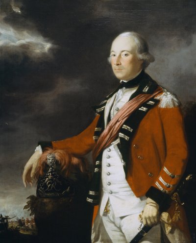 صورة ضابط من الفوج الخامس عشر من الفرسان ، c.1768 بواسطة Tilly Kettle