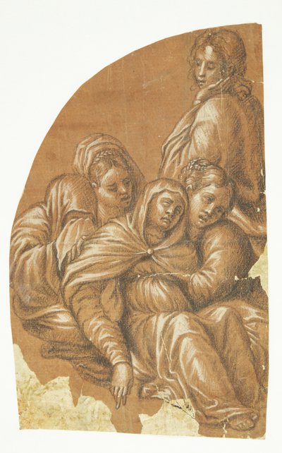 جزء من Pietà (الجانب الأيسر من تكوين لونا) بواسطة تينتوريتو