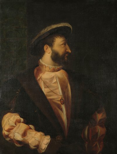 فرانسيس الأول (1494-1547) ملك فرنسا بواسطة Titiaan (نسخ بعد)
