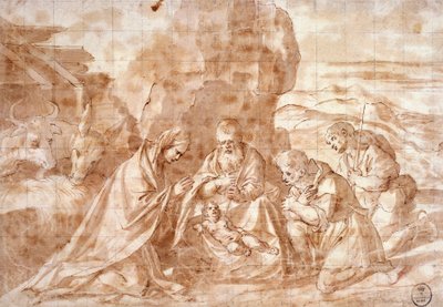 ميلاد تيتيان (حوالي 1490-1576) ، رسم بواسطة تيتيان (1488-1576)