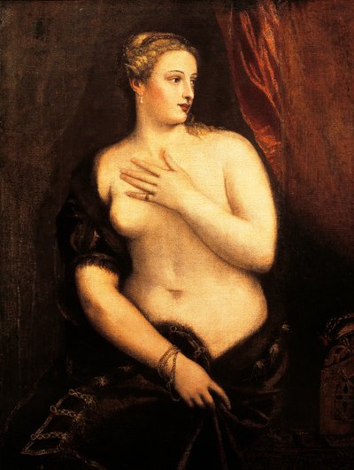 فينوس مع مرآة بواسطة تيتيان (حوالي 1490-1576) ، زيت على قماش بواسطة تيتيان (1488-1576)