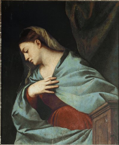Polyptych Averoldi: إعلان العذراء بواسطة تيتيان (1488-1576)