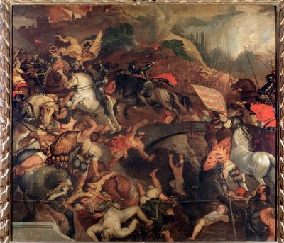 معركة cadore عام 1508 - الرسم بواسطة تيزيانو فيتشيلي