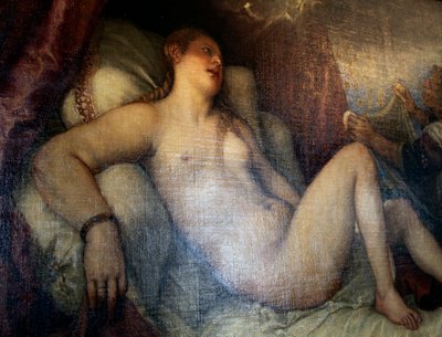"Danae"، c1554 بواسطة تيتيان