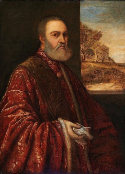 صورة للوكيل العام أليساندرو كونتاريني ، كاليفورنيا. 1540-1545. بواسطة تيتيان ،