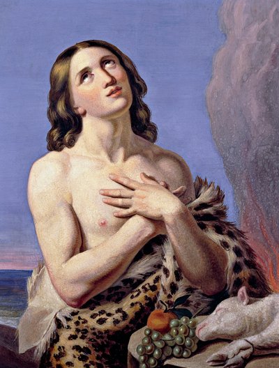 هابيل، بقلم تيتو بنفينوتي (نشط 1824-1845) بواسطة تيتو بنفينوتي