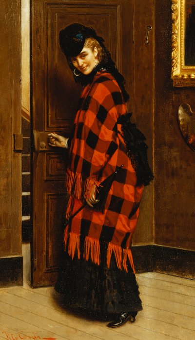 مغادرة استوديو الفنان ، بواسطة تيتو كونتي