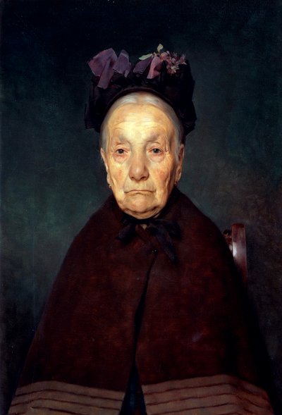 صورة لامرأة عجوز بقلم تيتو ليسي (1858-1917) ، زيت على لوح ، 33 × 22 سم ، حوالي عام 1897 بواسطة تيتو ليسي
