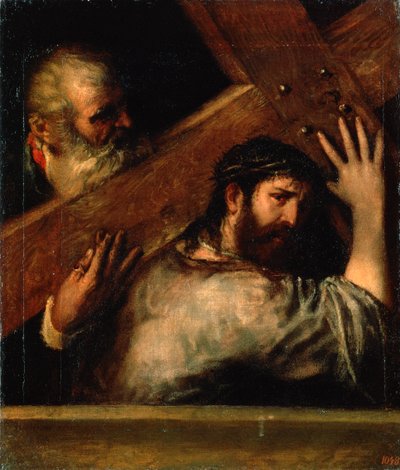 المسيح يحمل الصليب ، 1560. بواسطة تيزيانو فيتشيلي