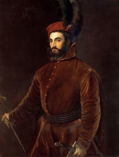 صورة لإيبوليتو دي ميديشي 1511-1535 ، كاليفورنيا 1533-1534. بواسطة تيزيانو فيتشيلي