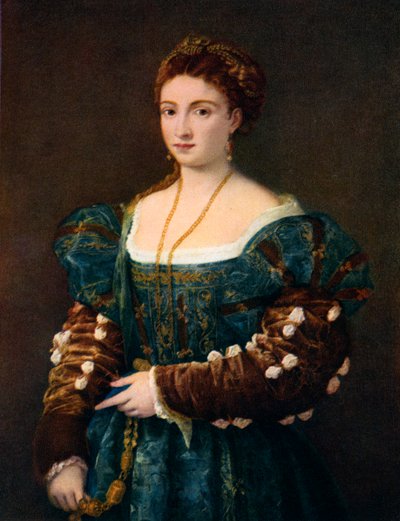 صورة لنبلاء ، أو لا بيلا ، c1536 ، 1937 بواسطة تيزيانو فيتشيلي