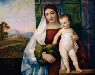 الغجر مادونا ، c1510 ، 1937 بواسطة تيزيانو فيتشيلي