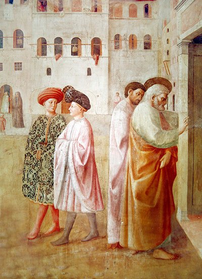 تفاصيل القديس بطرس ، من قيام تابيثا ، ص 1427 (تفاصيل 57195) بواسطة توماسو ماسولينو دا بانيكال