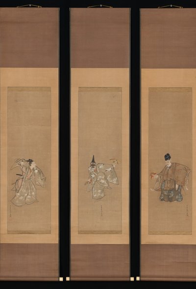 رقصة نوح الميمونة أوكينا ، كاليفورنيا. 1790-95. بواسطة تورياما سيكين