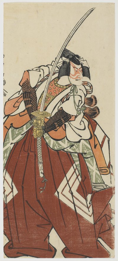 Ichikawa Komazo III مثل Shinozuka Goro ، 1794 بواسطة توشوساي شاراكو