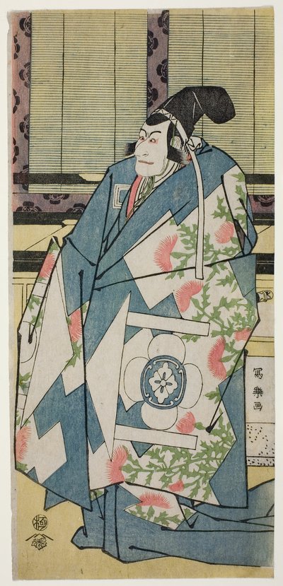 الممثل Ichikawa Ebizo في دور Kudo Saemon Suketsune بواسطة توشوساي شاراكو