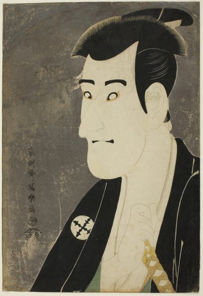 الممثل Ichikawa Komazo III في دور Shiga Daishichi بواسطة توشوساي شاراكو
