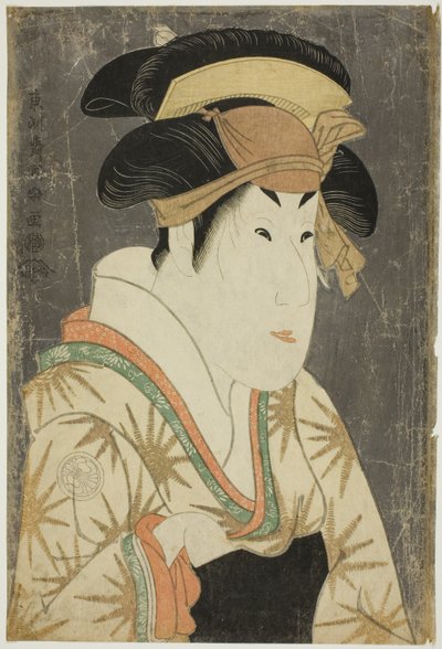الممثل Segawa Kikunojo III في دور Oshizu ، زوجة Tanabe Bunzo بواسطة توشوساي شاراكو