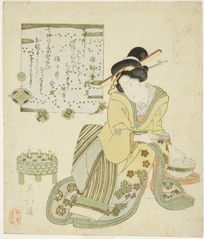 Zeng Shen (Jp: So Shin) ، من مسلسل "Twenty-four Paragons of Filial Piety (Nijushiko)" بواسطة توتو هوكي