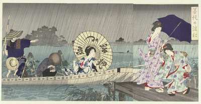 العبارة بين ضفاف نهر سوميدا Bokutei no watashibune (العنوان على الكائن) بواسطة موريموتو جونزابورو