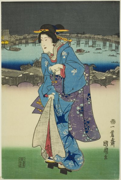 تسلية مسائية في ريوغوكو بالعاصمة الشرقية (توتو ريوغوكو yoasobi no zu) بواسطة تويوهارا كونيتشيكا