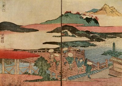 جبل أوغورا ونهر أوجي ، 1824 ، 1924. بواسطة تويوتا هوكي