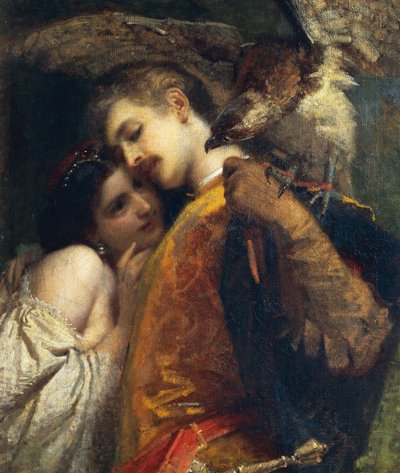 The Falconer, by Tranquillo Cremona بواسطة ترانكيلو كريمونا