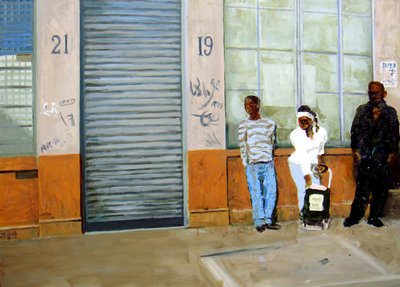 الانتظار، 2009 (زيت على قماش) بواسطة تريفور بيرجس