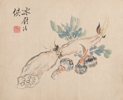 لوتس الجذر ولسان الأفعى بواسطة Tsubaki Chinzan