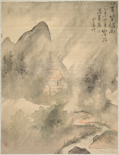 عشرة آلاف بامبوس في الضباب والمطر ، 1847. بواسطة Tsubaki Chinzan
