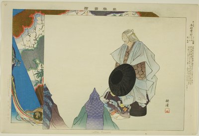 سوتوبا كوماتشي ، من مسلسل "صور بلا عروض (نوجاكو زوي)" بواسطة Tsukioka Kogyo