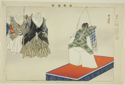 تادانوبو ، من مسلسل "صور بلا عروض (نوجاكو زوي)" بواسطة Tsukioka Kogyo