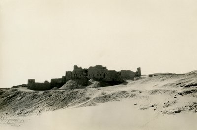 دير القديس سمعان، من الشمال، أسوان، مصر، صورة لأوغو مونيريت دي فيلارد بواسطة أوغو مونيريت دي فيلارد