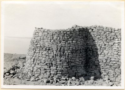 برج الزاوية الجنوبية الشرقية، ساباغورا، مصر، صورة لأوغو مونيريه دي فيلارد بواسطة أوغو مونيريت دي فيلارد