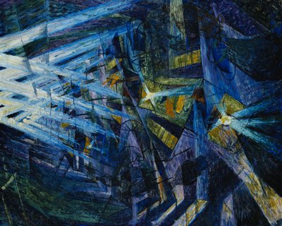قوى الشارع 1911 بواسطة Umberto Boccioni