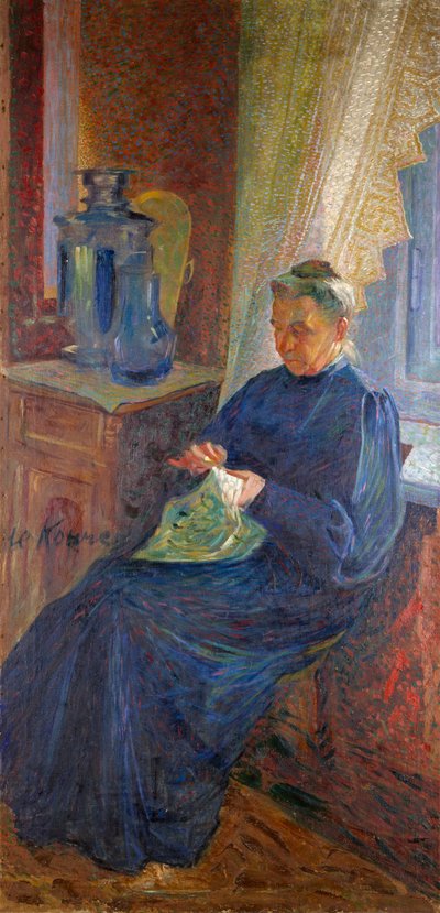 صورة مدام صوفي بوبوف بواسطة Umberto Boccioni