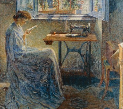 رواية الخياطة بواسطة Umberto Boccioni