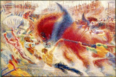 ترتفع المدينة بواسطة Umberto Boccioni