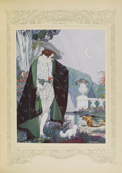 لقد رأى مبروكًا ذهبيًا كبيرًا ، رسمًا توضيحيًا من "Contes du Temps Jadis" ، أو "Tales from Times Past" ، الصفحة 14 بواسطة أومبرتو برونليسكي