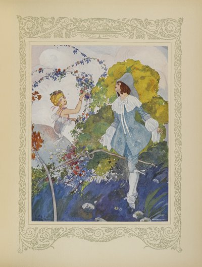 لقد رأى فتاة كانت جميلة جدًا لدرجة أنه قرر الزواج منها ، رسم توضيحي من "Contes du Temps Jadis" ، أو "Tales from Times Past" ، ص 110 بواسطة أومبرتو برونليسكي