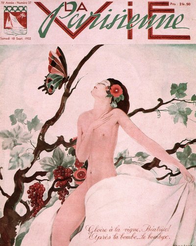 غلاف مجلة La Vie Parisienne ، 1932 بواسطة أومبرتو برونليسكي