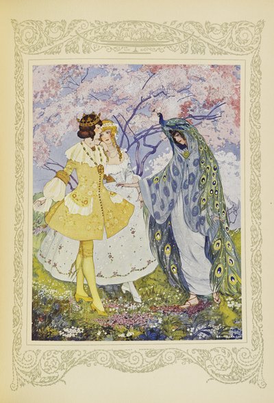 ثم ظهرت الجنية كانديد أمام أعينهم ، رسم توضيحي من "Contes du Temps Jadis" ، أو "Tales from Times Past" ، الصفحة 118 بواسطة أومبرتو برونليسكي