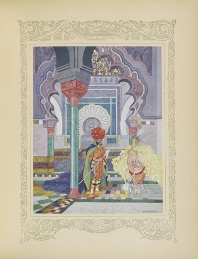 أعطى الأمير الخيالي ثلاثة قطيع مسحور ، رسم توضيحي من "Contes du Temps Jadis" ، أو "Tales from Times Past" ، ص 86 بواسطة أومبرتو برونليسكي